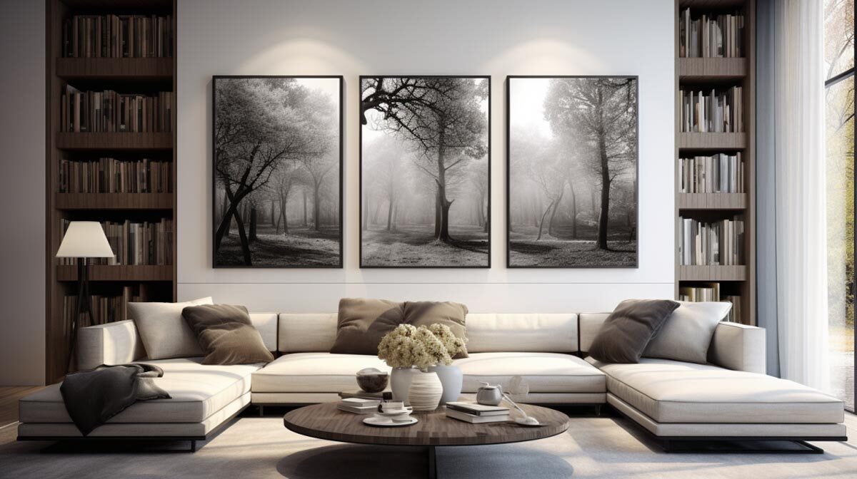 moderne wandbilder fürs wohnzimmer