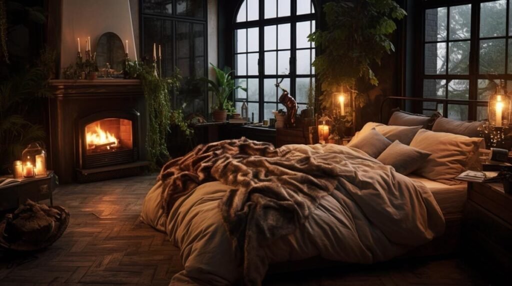 das schlafzimmer gemütlich gestalten