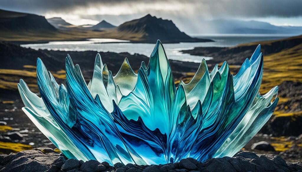 Isländische Glaskunst