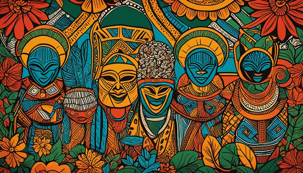 Traditionelle Kunst in Nigeria