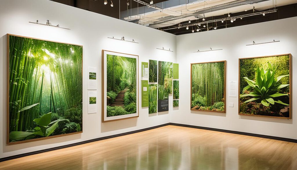 Umweltbewusste Praktiken in der Kunstpräsentation Umweltbewusste Praktiken in der Kunstpräsentation