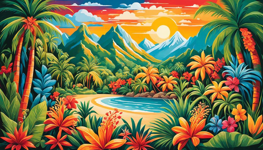 lateinamerikanische Wandgemälde