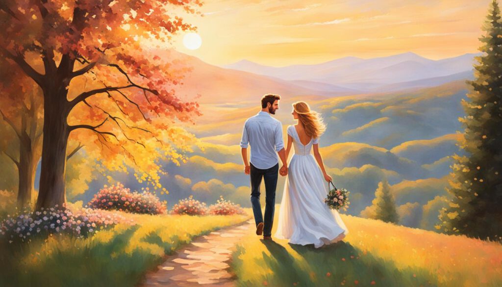 romantische Realität in der Malerei