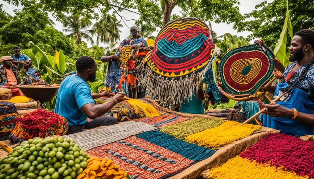 traditionelle Kunst in Ghana