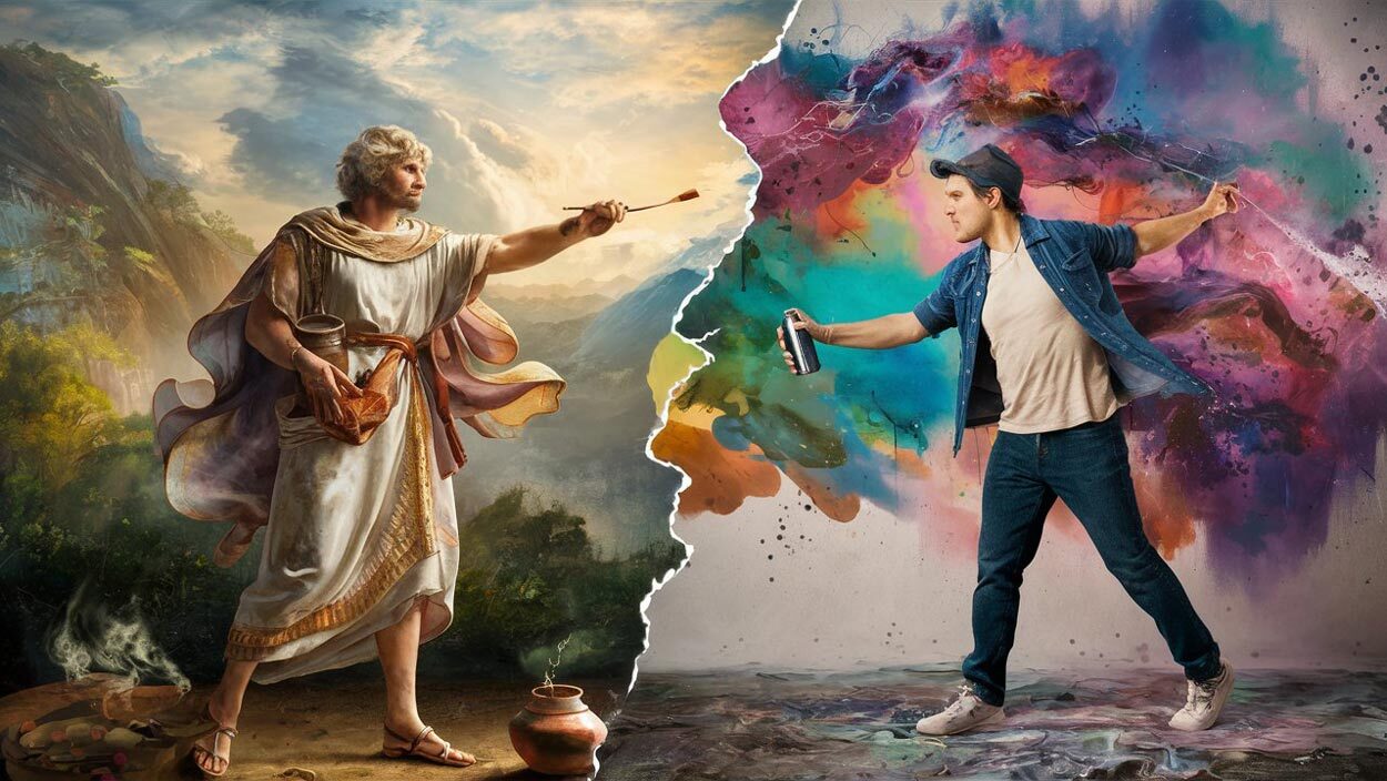 epochen und gemaelde moderne kunst