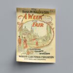 Messe Werbeplakat Kolumbien 1905 Vintage Retro Messeposter – Bild 2
