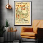 Messe Werbeplakat Kolumbien 1905 Vintage Retro Messeposter – Bild 3