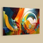 Abstrakt modernes Kunstbild XXL 120 x 80 cm