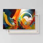 Abstrakt modernes Kunstbild XXL 120 x 80 cm – Bild 3