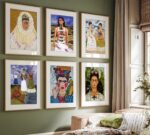 F. Kahlo 6 Bilder - Premium Poster Set Wanddekoration für Wohnzimmer – Bild 2