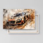 Audi R8 Sportwagen Auto Poster, Leinwandbild oder Bild mit Rahmen – Bild 5