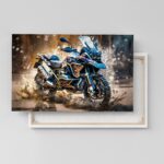 BMW R 1250 GS Motorrad Poster, Leinwandbild oder Bild mit Rahmen – Bild 5