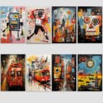 Street Art Graffiti Collection Fotoposter Modernes