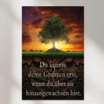 Wachstum Motivationsbild für Erfolg im Leben Fotoposter für Büro Office