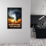 Mann geht seinen Weg Motivationsbild für Erfolg im Leben Fotoposter für Büro Office – Bild 3