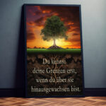 Wachstum Motivationsbild für Erfolg im Leben Fotoposter für Büro Office – Bild 2