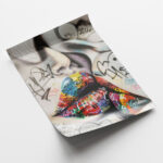 Graffiti-Kuss Street Art Poster für Wohnzimmer, Schlafzimmer, Büro – Bild 4