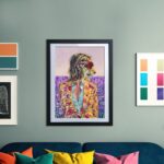 Die Verschmelzung Poster Bild zum Einrahmen Wandkunst für Wohnzimmer, Schlafzimmer, Büro – Bild 3