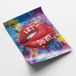 Let's do it Pop Art Poster für Wohnzimmer, Schlafzimmer, Büro – Bild 4