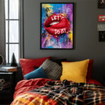 Let's do it Pop Art Poster für Wohnzimmer, Schlafzimmer, Büro – Bild 3