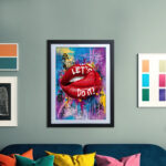 Let's do it Pop Art Poster für Wohnzimmer, Schlafzimmer, Büro – Bild 2