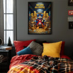 No Luck All Hustle Pop Art Poster für Wohnzimmer, Schlafzimmer, Büro