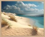 Dünenlandschaft am Strand als Poster, Leinwandbild oder Bild mit Rahmen – Bild 4