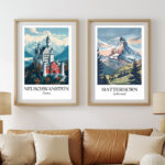 Europa Städte Reise Poster Fotoposter als moderne Wanddekoration – Bild 3