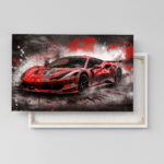 Ferrari F8 Tributo Auto Poster, Leinwandbild oder Bild mit Rahmen – Bild 5