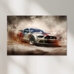 Ford Mustang Auto Poster, Leinwandbild oder Bild mit Rahmen – Bild 3