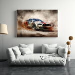 Ford Mustang Auto Poster, Leinwandbild oder Bild mit Rahmen – Bild 2
