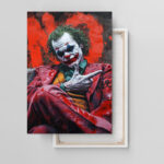 Psycho Joker - Leinwandbild Wanddekoration – Bild 4