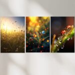 Käfer Fotografie Bilder Poster Set Nahaufnahme Naturbilder für Tierfeunde