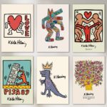 Keith Haring Stil Poster Collection Retro Street Art Graffiti Design