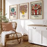 Keith Haring Stil Poster Collection Retro Street Art Graffiti Design – Bild 2