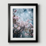 Kirschblütenbaum im Frühjahr als Poster, Leinwandbild Bild mit Rahmen – Bild 3
