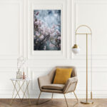 Kirschblütenbaum im Frühjahr als Poster, Leinwandbild Bild mit Rahmen – Bild 4