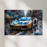 Lamborgini Aventado Auto Poster, Leinwandbild oder Bild mit Rahmen – Bild 3