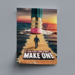 Motivationsbild «IF YOU CAN’T FIND A WAY...» Poster Wandbild