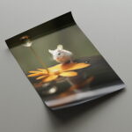 Maus Fotografie Bilder Poster Set Nahaufnahme Naturbilder für Tierfeunde – Bild 3