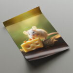 Maus Fotografie Bilder Poster Set Nahaufnahme Naturbilder für Tierfeunde – Bild 5