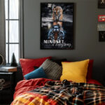 „MINDSET is everything“ Motivationsposter zum Einrahmen für Wohnzimmer, Schlafzimmer, Büro – Bild 3