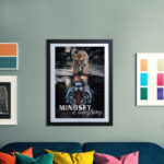 „MINDSET is everything“ Motivationsposter zum Einrahmen für Wohnzimmer, Schlafzimmer, Büro – Bild 2