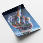 Mittelfinger Protest Poster für Wohnzimmer, Schlafzimmer, Büro – Bild 4