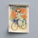 Französische Werbung für Fahrräder Vintage Cycles de la Métropole Retro Poster – Bild 2