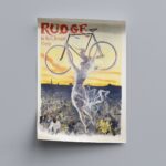 Französische Werbung für Fahrräder Vintage Rudge Paris Retro Poster – Bild 2