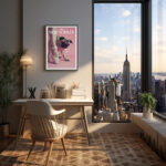 New York Charmanter Ballett Partner Kunstdruck Fotoposter Wanddekoration Wandbild – Bild 3