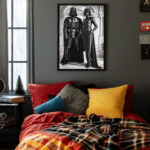 Mr. & Mrs. Darth Vader Poster Bild zum Einrahmen Exklusive Wandkunst für Wohnzimmer, Schlafzimmer – Bild 2