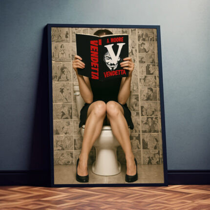 Vendetta Toilett Poster Rahmen