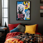 Pop Art Poster "Be wild and beautiful" für Wohnzimmer, Schlafzimmer, Büro – Bild 3